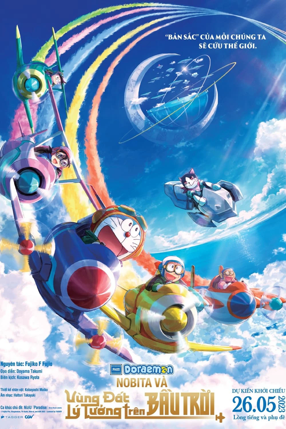 Phim Doraemon: Nobita và Vùng Đất Lý Tưởng Trên Bầu Trời - Doraemon: Nobita's Sky Utopia (2023)